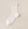 Calcetines apilables de malla transpirable y cómodos de algodón peinado de color sólido para primavera y verano para mujer, calcetines finos de algodón con borde de oreja