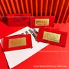 Día de la Madre Oro Puro Producto Nuevo Creativo: Mamá, Has Trabajado Duro. Sobre Rojo Billete de Oro, el Sobre Rojo Más Bonito para Mamá Regalo al por Mayor