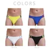 Ropa interior masculina nueva, tipo tanga, de tejido trenzado, de exportación europea y americana, de talle bajo, sin costuras, sexy y transpirable.