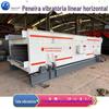 Peneira vibratória linear horizontal grande de 6 m, peneira vibratória triaxial, linha de produção de britagem e peneiramento de areia e pedra em Hebei