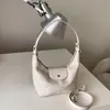 Bolsa de Croissant com Textura Tecida de Nicho Transfronteiriça Bolsa de Mão Retro Versátil para o Dia a Dia Ombro Cruzado Bolsa de Mão Estilosa da Moda de Comércio Exterior