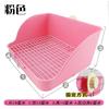 WC para conejos de mascota NC grande anti-salpicaduras de orina cama para conejos orinal Chinchilla cobaya cama para excrementos cuenco para excrementos WC