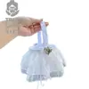 Suministros para Bodas Occidentales al por Mayor Cesta de Flores de Encaje Nupcial Blanca Cesta de Flores para Boda Suministros para Bodas Suministro de Exportación