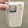 Diseño Sencillo de Gato Adecuado para Funda de Teléfono Apple 17Pro 16Proma X13P Piel Sintética 12Pro Dibujos Animados 11