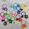 Famosa de Internet Estilo Sol Llavero Estilo Hyun Ya Llavero de Flor Pequeña Joyería con Colgante de Campanilla Simple para Mujer Llavero Lindo para Mujer