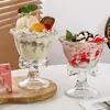 Novo em Estoque Copo Alto em Forma de Laço para Sorvete, Gelatina, Champanhe, Licor, Coquetel