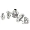 Niple de Engrase de Acero Inoxidable 304 Estándar Nacional Boquilla Lubricadora Recta Curva Conector de Boquilla Lubricadora Accesorios para Pistola de Grasa Boquilla M8M10
