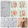Molde de Silicone DIY Molde de Cola de Cristal Material Argila Feita à Mão Suporte de Espécime de Silicone Suporte de Cartão Garra de Gato Hgss