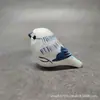 Talla en Madera Mini Pájaro Gordito Hecho a Mano Pura Madera Maciza Talla Adornos Pequeños Estilo Caricatura Lindo Pájaro Decorativo Regalo Amigo