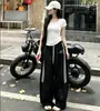 Pantalones Deportivos de Secado Rápido con Bordado de Letras Estilo Streetwear Americano para Mujer Verano 2026 Delgados Sueltos Adelgazantes