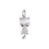 Pulsera Colgante de Abeja Transfronteriza DIY Accesorios de Joyería de Zorro Incrustados con Diamantes Accesorios para Pulseras Colgantes Colgante para Llavero