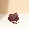 Nova Bolsa de Mão Tecida de Luxo Leve para Mulheres, Bolsa de Ombro, Grande Capacidade, Textura de Corrente, Bolsa para Paraquedas