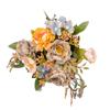 Ramo de 10 flores artificiales de peonía para el hogar, mesa de comedor, flores decorativas, flores falsas, flores de seda, conjunto de flores artificiales para boda.