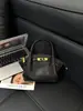 Bolso de Mano de Cuero Genuino, Bolso de Mano de Moda de Alta Gama, Bolso Tipo Dumpling, Cesta de Verduras, Bolso Mini Plegado de Mano, Bolso Cruzado para el Trabajo