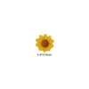 Nuevos Accesorios de Resina de Girasol para Uñas Verano Fresco Decoraciones de Uñas de Margarita 3D Realistas Venta al por Mayor