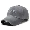 Gorra de Béisbol Lavada con Efecto Desgastado Retro Europea y Americana para Hombre y Mujer, Gorra Casual de Moda para Exteriores, Sombrero de Montaña Bordado Versátil
