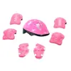 Casco Infantil Equipo de Protección Set de 7 Piezas Patinaje sobre Ruedas Patinaje Patín de Ruedas Patineta Bicicleta de Equilibrio Rodilleras Deportivas