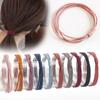 Cuerda para el cabello de cereza roja para mujer, alta elasticidad, cuentas rojas, cuentas de colores, banda elástica, banda para el cabello, lazo para el cabello, cuerda elástica para coleta, tres en uno