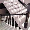 Gran oferta, nueva columna de pasamanos de escalera de madera maciza, decoración del hogar, interior de alta gama, columna de barandilla de escalera de lujo ligera especial