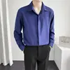 Camisa Preta Masculina Sense Manga Longa 2022 Nova Chegada Primavera Camisa Branca Masculina Estilo Leve Maduro Camisa Masculina Versátil