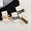 Un Par de Pinzas para el Cabello Florales de Acetato Estilo Coreano Retro, Pasadores de Moda, Pinzas Sencillas para Flequillo, Pinzas Laterales, Nuevos Accesorios para el Cabello