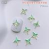 Celebridad en línea chica bonita luna parche para uñas joyería Estrella Mariposa estrella Mocha K9 cristal plano uña Diamante