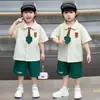 Conjunto de Camisa Polo para Niños Atuendo de Verano 2026 Nuevo Elegante Conjunto de Dos Piezas para Niños Frescos, Ropa Delgada de Verano para Niños