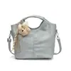Bolso de Hombro de Gran Capacidad para Mujer Verano 2025 Nuevo Bolso Cruzado Simple de Cuero Suave Bolso Tote Portátil Casual para Mujer