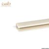 Tiras de Materiales de Construcción de Plástico Personalizadas Tiras de Luz Bicolor de PVC Tubos Cuadrados Coextruidos de Plástico Luces de Paisaje de PC Luces Decorativas