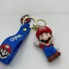 Llavero de Goma Blanda de PVC Mario Tortuga Vitalidad Colgante Regalo para Novia Mochila Escolar Colgante Llavero de Coche
