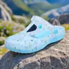 Sandalias de Verano, Zuecos, Zapatos de Playa de Punta Cerrada para Mujer, Pantuflas de Gel Antideslizantes para Enfermera, Zapatos de Trabajo para Mamá de Suela Suave