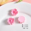 Doce comida e jogar flor de cerejeira macaron série artesanal diy celular shell geladeira adesivo corda de cabelo acessórios para cabelo patch atacado