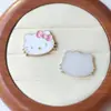Desenho Animado Coreano Cabeça de Gato Kt Cola em Creme Capa de Celular Headwear de Grampo Decoração de Copo d'Água Buraco de Sapato Joia DIY Acessórios