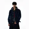 Chaqueta de mezclilla vintage retro americana lavada y desgastada para hombres y mujeres, de alta gama, versátil, adecuada para ir al trabajo, prenda exterior de moda