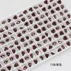 Rinestones de Cristal Morado Terciopelo para Uñas Dongzhou Cristales de Lujo Ligero Accesorios de Arte para Uñas Morado Oscuro Retro Venta Caliente Otoño e Invierno Venta al por Mayor