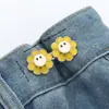 Hebilla de Cintura en Forma de Corazón Hebilla de Nudo Chino Par Hebilla de Metal Sin Costura Sin Clavo Botón Herramienta Reductora de Cintura para Jeans