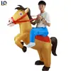 Venta Caliente Transfronteriza Accesorios para Fiestas de Halloween Navidad Ambiente Divertido Actuación Ciclismo Jazz Caballo Traje Inflable