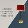 Suporte de Chão Dupla Face em Aço Inoxidável Placa de Água Placa Externa Placa de Exibição A4 Quadro de Avisos A3 Placa de Boas-Vindas Concierge