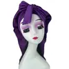 Touca de Noite com Laço Cruzado Seda de Imitação Alta Elasticidade Cauda Longa Touca de Noite Salão de Beleza Cuidados com o Cabelo Touca de Noite de Aba Larga