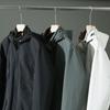 Chaqueta con capucha impermeable y resistente al viento de alta densidad para exteriores, de alta calidad, para ciudad, de otoño, informal, de moda para viajeros.