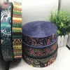 Fita de Poliéster a Pronta Entrega do Fabricante, Cinto Estampado Estilo Étnico, Cinto de Lona, Alça de Bolsa, Acessórios Decorativos para Sapatos e Chapéus