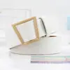 Cinturón geométrico trapezoidal para mujer estilo coreano, no requiere perforaciones, moderno, retro, versátil, cinturón para estudiante, disponible para dropshipping.