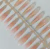 Unhas Postiças Estilo Gatinho, Estilo Popular, Adesivos de Unha Prontos para Usar, Unhas Pré-Moldadas em Formato T, Versáteis, Elegantes, Clareadoras, Cor Aurora, 30 Peças, Tamanho Único