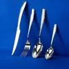 Juego de Cuchillo, Tenedor y Cuchara para Bistec de Acero Inoxidable para Uso en Casa y Hotel, Juego de Cubiertos de Lujo Estilo Occidental para Ventas Transfronterizas