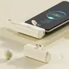 Batería Externa Mini Cápsula Transfronteriza de 10,000 mAh con Cable Integrado, Batería Portátil Compacta, Regalo, Venta al por Mayor, Carga Rápida