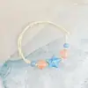 Jingdezhen Navidad Pulsera de Cuerda Trenzada de Cerámica Pulsera de Trébol de Cuatro Hojas Joyería Artística Hecha a Mano Venta al por Mayor Pulseras de Cerámica para Atracciones Turísticas