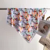 Bufanda de estampado de leopardo Bufanda estilo western Bufanda cuadrada estilo europeo y americano Bufanda pequeña multiusos para mujer Nueva de primavera y verano 70x70cm