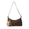 Bolso de Hombro Plegado de Nicho para Mujer 2025 Invierno Nuevo Bolso Simple para Hombro o Axila Estilo Coreano Bolso Cruzado para el Trabajo