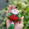 Bolsita del Festival del Bote del Dragón Hecha a Mano DIY Creativa de Dibujos Animados para Niños Bolsa de Material para Bolsita Zongzi Ajenjo Repelente de Mosquitos Colgante Decorativo