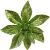 Flores de Cebolla Verde Huecas de 16 cm Cabezas de Flores Artificiales Corona de Árbol de Navidad Adornos DIY Decoraciones Festivas Mayoreo